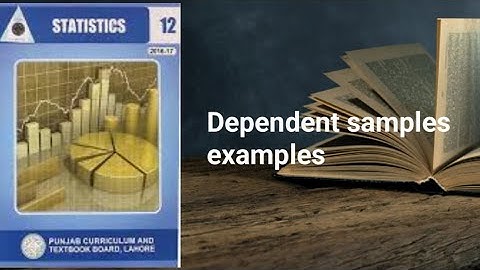 Dependent samples examples ch 13 lec 31