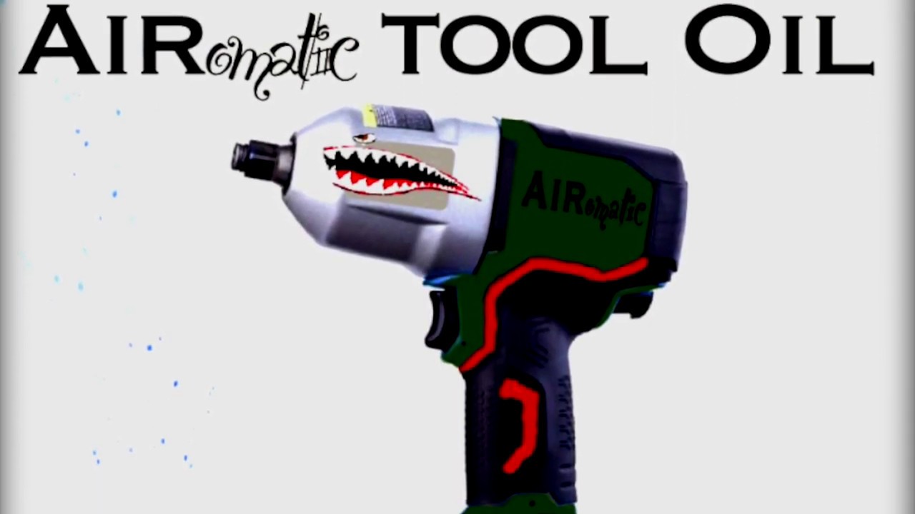 How to “Oil” your pneumatic tool Airomatic Tool Oil YouTube