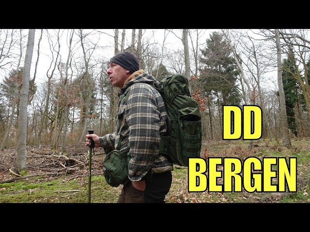 DD Hammocks Bergen Rucksack 55L verde oliva - Mochila táctica de bushcraft  – Camping Sport