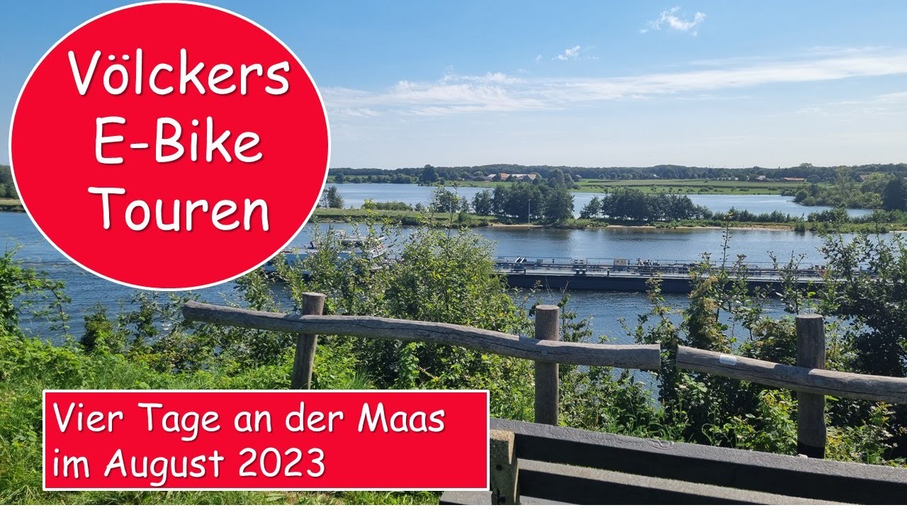 Vier E-Bike Tagestouren an der Maas