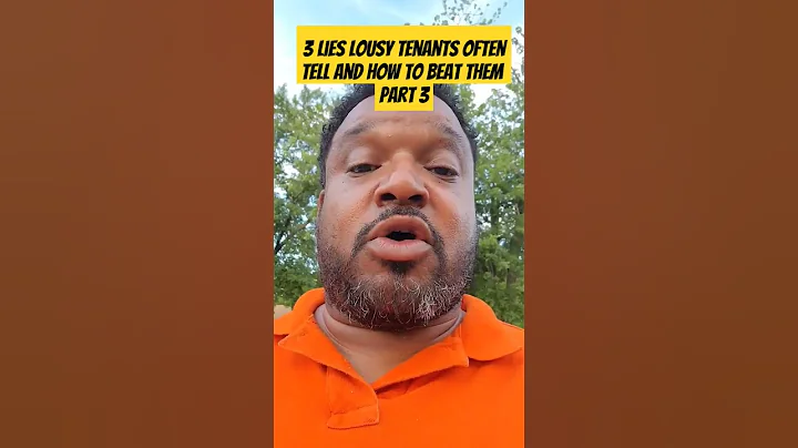 3 lies lousy tenants often tell and how to beat them Part 3 [$1,000,000 real estate biz]