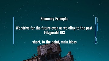 Summary Paraphrase and Quotation