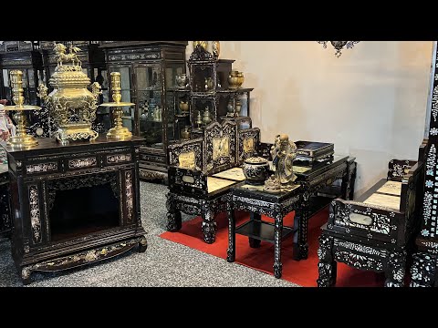 Video Tủ Thờ Ông Địa Xưa, Lư Mắt Tre, Bộ Bàn Trường Kỹ :... - youtube