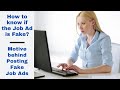 How to identify the fake job advertisement | 2020