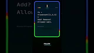 Python Frozen Set Explained in 60 Seconds! ❄️🐍