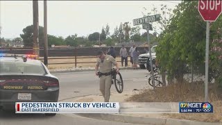 Person struck by vehicle in east Bakersfield: CHP