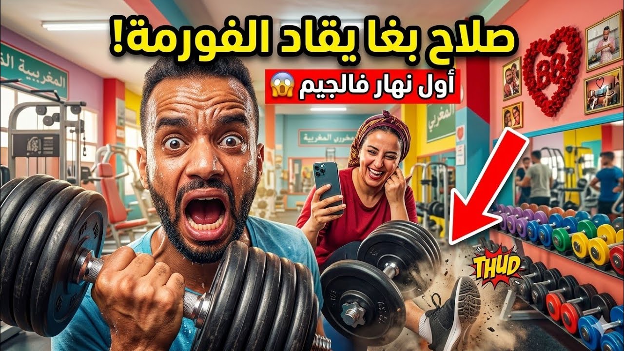 فاتي مطلعها على صلاح بغى يطلع الفورمة 🤣 حلقة الموت ديال الضحك 🤣