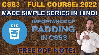 18 CSS Padding | Complete Tutorial on Padding in Single Video | Made Simple Series in Hindi