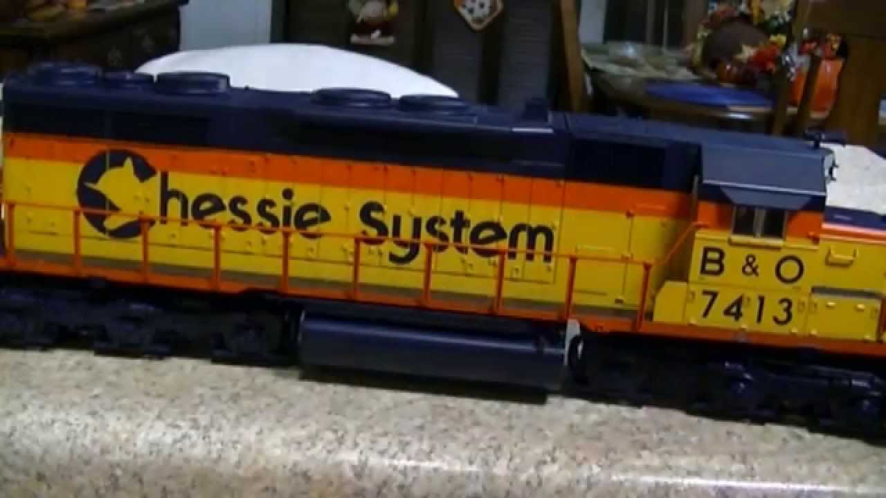 Review Of My New AtlasO Master Line Chessie System EMD SD35 Engine With ...