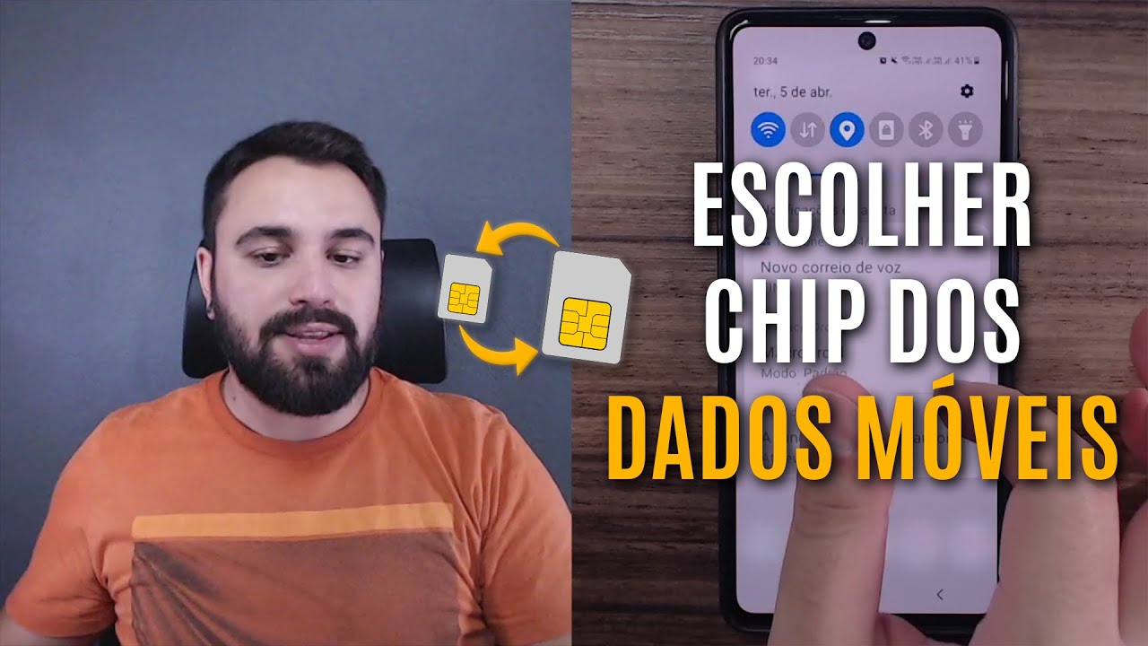 COMO ESCOLHER QUAL CHIP VAI USAR OS DADOS MÓVEIS NO CELULAR - YouTube