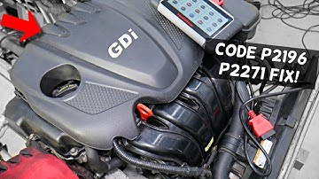 HYUNDAI KIA CODE P2196 P2271 O2 SENSOR STUCK RICH OXYGEN SENSOR