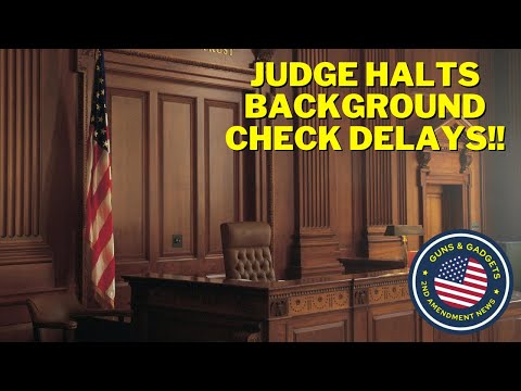 Judge Halts Background Check Delays