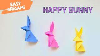 Cute Paper Rabbit Craft for Kids  | Easy Origami Easter Bunny 🐰
