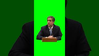 Green Screen "500 Times" Michael Cohen Testimony Meme