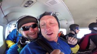 Tandemsprung von Jens bei skydive nuggets in Leutkirch