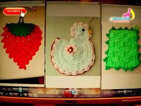 Diy 3 adornos para la cocina tejidos a crochet youtube