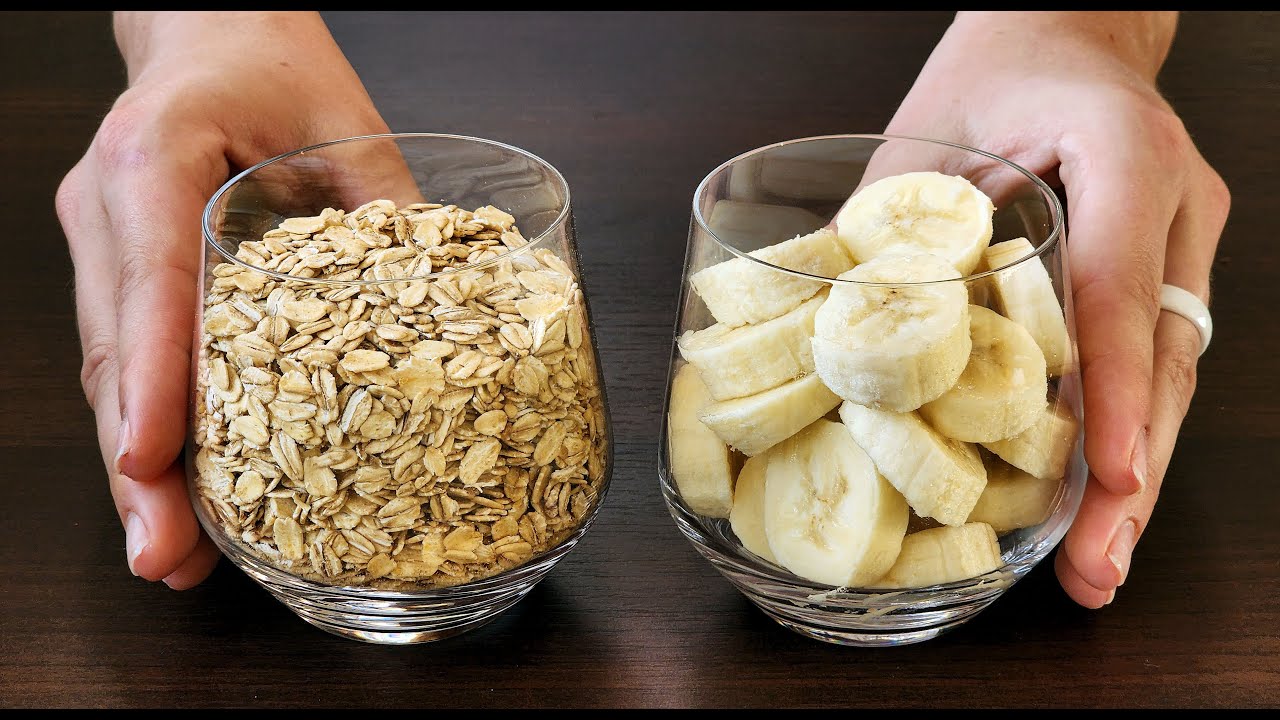 The BEST Oatmeal Banana Dessert! No Sugar, No Flour And No Need To Bake