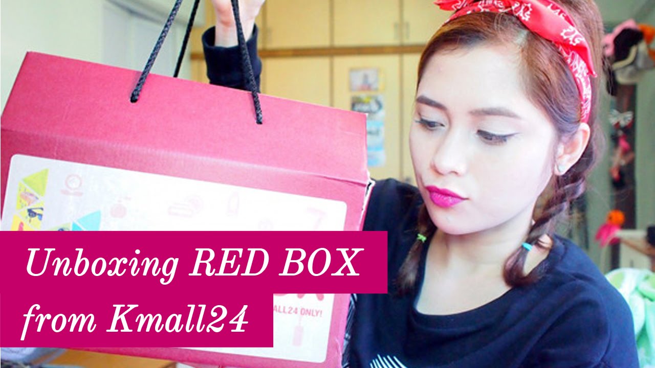 how-to synonym KBeauty Unboxing RED BOX from Kmall24