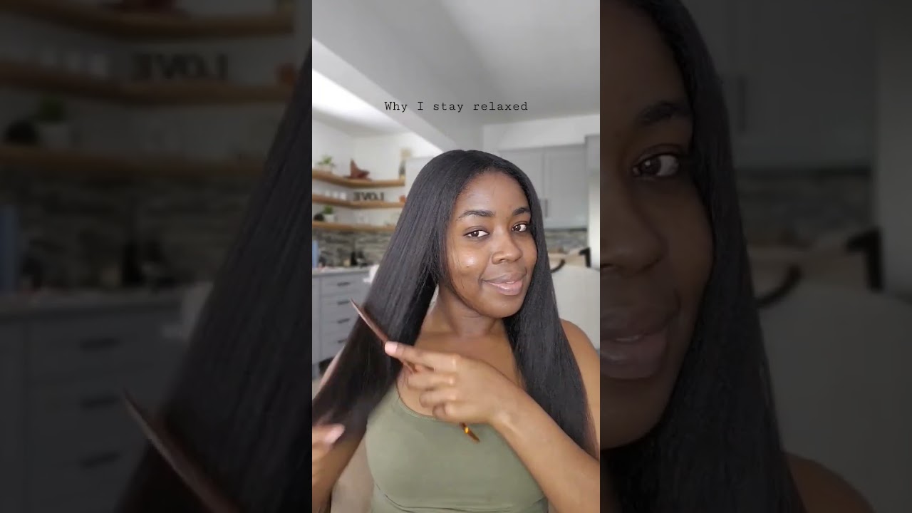 Why I relaxed my natural hair...