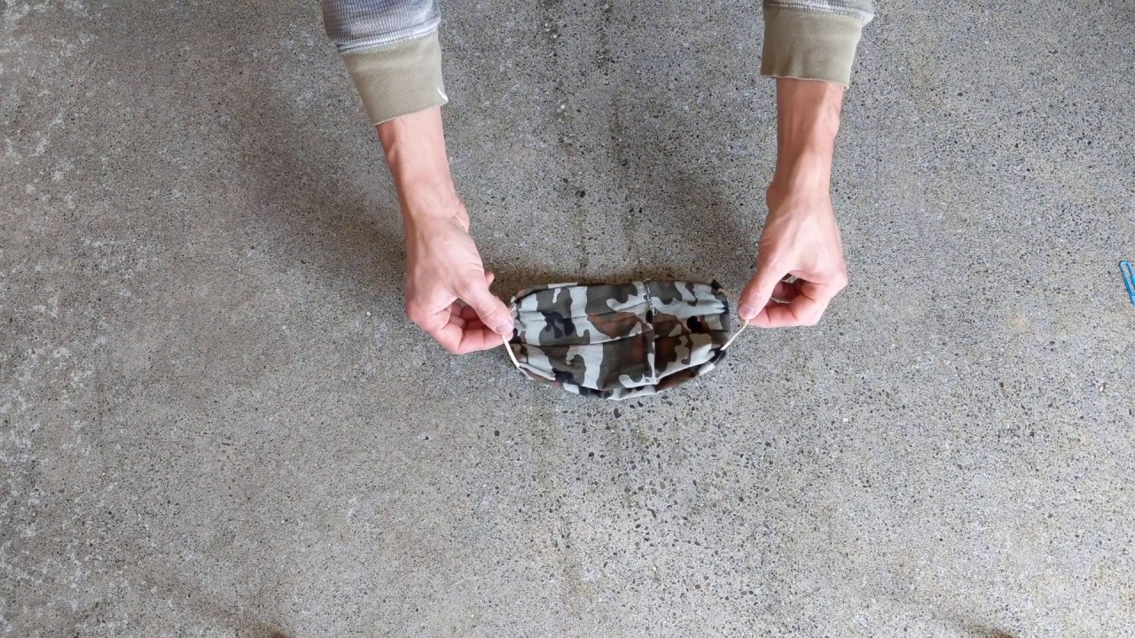 HOW TO MAKE A MASK FROM A HANDKERCHIEF. DIY NO SOWING - YouTube