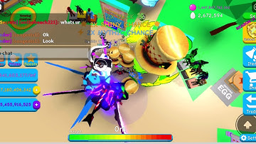 I hatched a dice split secret pet in bubblegum simulator!! (Roblox)