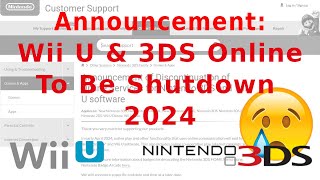 Nintendo 3DS e Wii U terão serviços online desativados em 2024