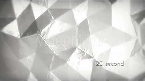 White Polygon Triangles Animation