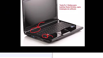 Onde fica o switch do teclado?