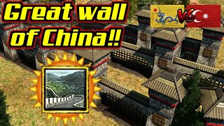 The great wall of china!!! AOE3