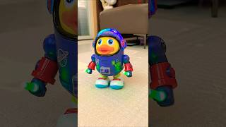 Happy Duck Astronaut Dancing Ram Sam Sam 🐥🚀🕺🎊 #youtubeshorts #trending #toys