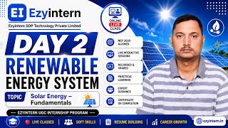 Day 2: Solar Energy Fundamentals | EzyIntern UGC Internship Program