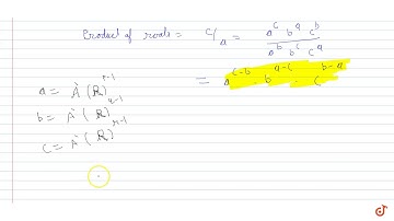If a,b,c are `p^(th) , q^(th) and r^(th)` term of an AP and GP both, then the product of the  ...