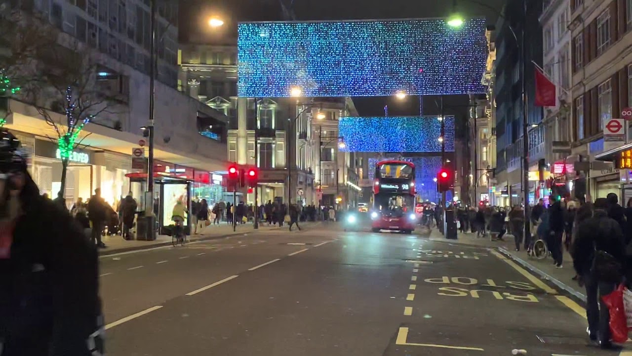 Oxford Street London Christmas Lighting December 2019 YouTube