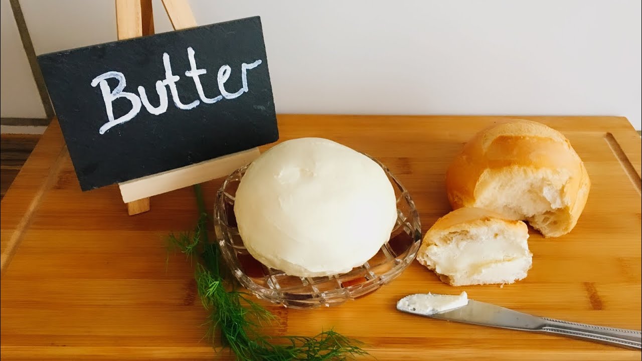 Butter selber herstellen / selbst gemachte Butter ganz einfach - YouTube