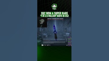 xQc unboxed a super rare "1 in 2.5 million CS2 knife worth $10,000-$15,000! 😱💰