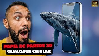 Como Instalar Papeis De Paredes 3D 4K Em Qualquer Celular.