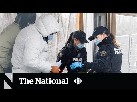 CBC News: The National: Asylum seekers continue to arrive at Roxham Road after closure