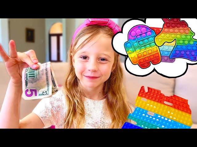 Nastya and her friends are playing Pop-It Challenge | Compilation of videos for kids class=