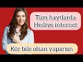 tüm hatlarda geçerli hediye internet nasıl yapılır 2024 Vodafone hediye internet Türkcell hediye int
