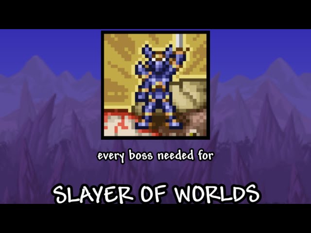 Slayer of Worlds achievement in Terraria