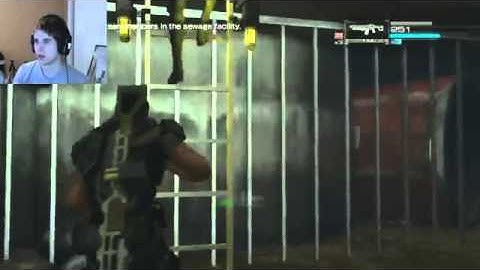 FACECAM   Binary Domain Walkthrough with Commentary Part 16   Saving the Brit