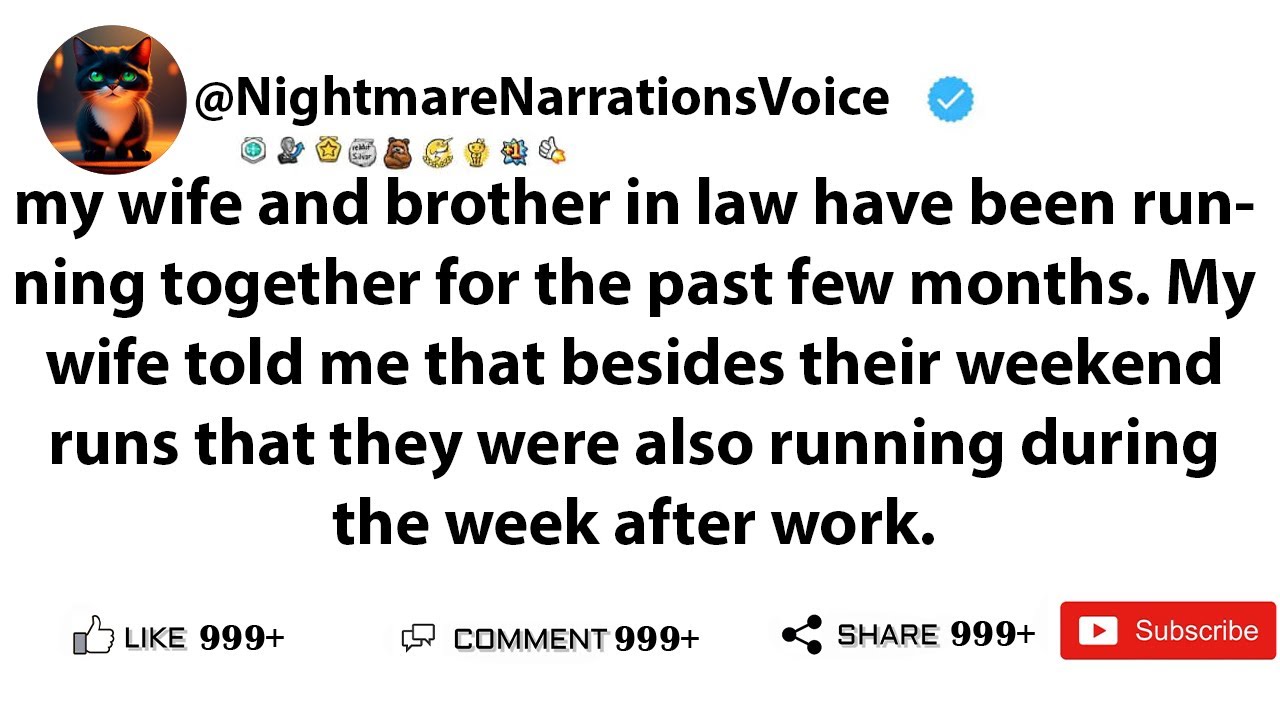 my wife and brother in law have been running together for the past few ...