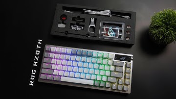 This ROG AZOTH Mechanical Keyboard Has An OLED Display!
