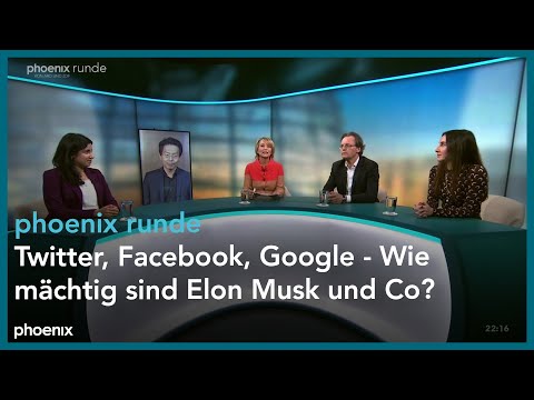 phoenix runde - Twitter, Facebook, Google - Wie mächtig sind Elon Musk und Co? vom 30.11.22 - phoenix runde - Twitter, Facebook, Google - Wie mächtig sind Elon Musk und Co? vom 30.11.22