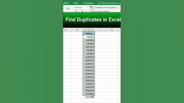 How to find Duplicates in Excel || Excel Shortcut key
