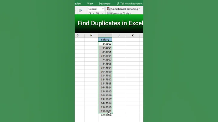 How to find Duplicates in Excel || Excel Shortcut key