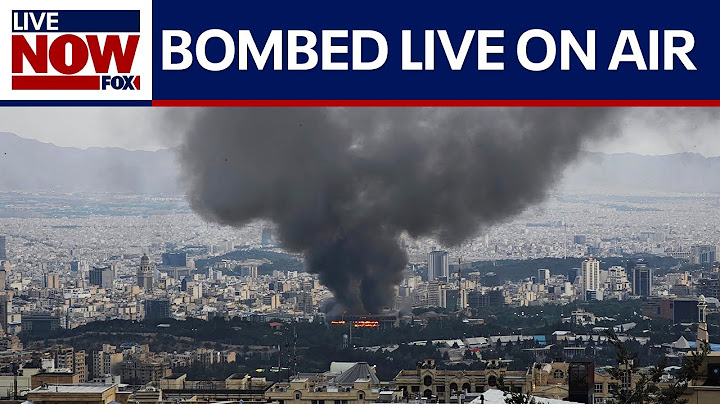 Israel strikes Iran's state TV during live broadcast