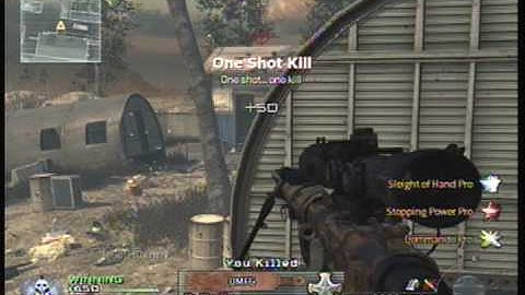 MW2 Quickscope 1v1 Scrapyard
