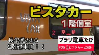 ブラリ電車たび#25近鉄ビスタカーで京都へ～１階個室はいいよっ