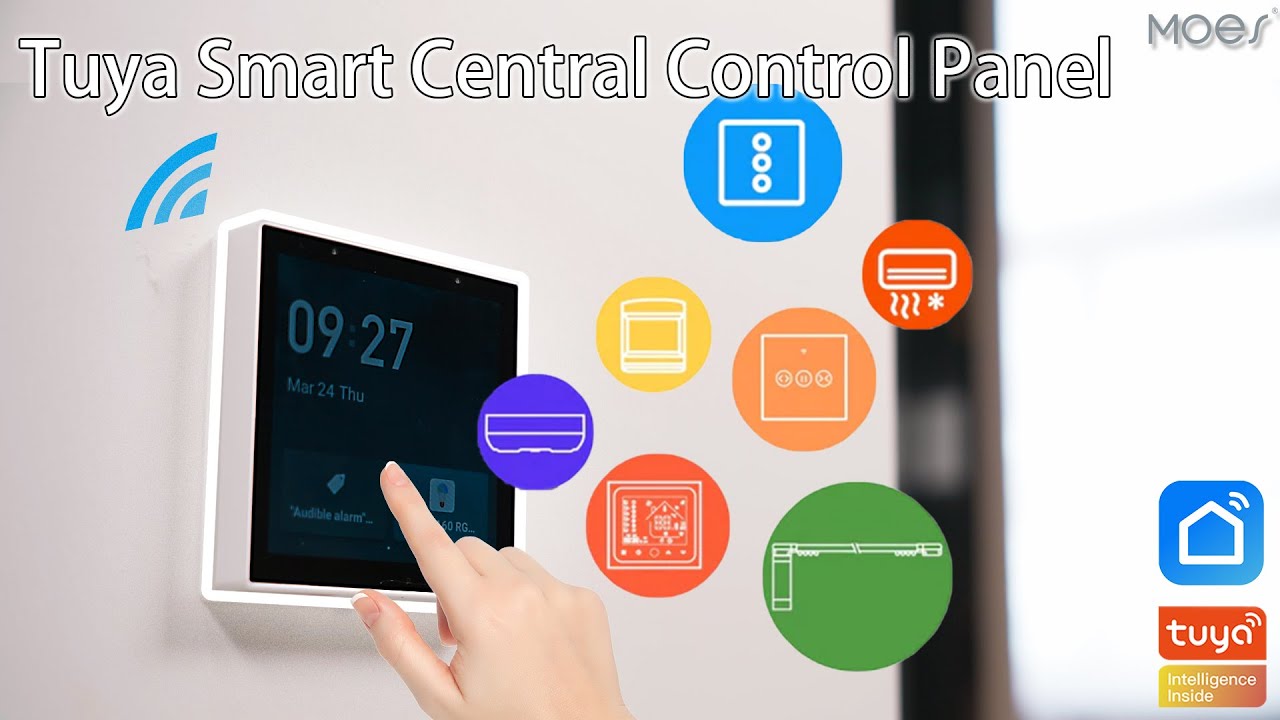 Tuya Smart 4-inch HD LCD Multi-functional Central Control  Panel#moes#centralcontrol#smarthome#tech 